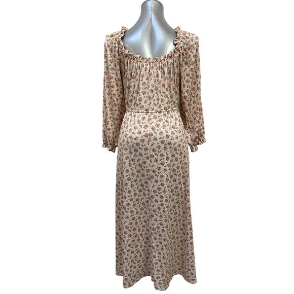 NWT Hutch x Maxey Greene Birdie Floral Square Neck Maternity Dress Size Medium - Picture 2 of 4